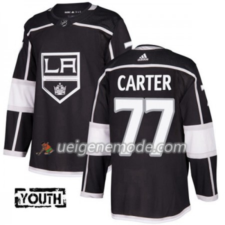 Kinder Eishockey Los Angeles Kings Trikot Jeff Carter 77 Adidas 2017-2018 Schwarz Authentic